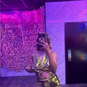 REVOLVE Vivienne Mini Dress in Gold
superdown